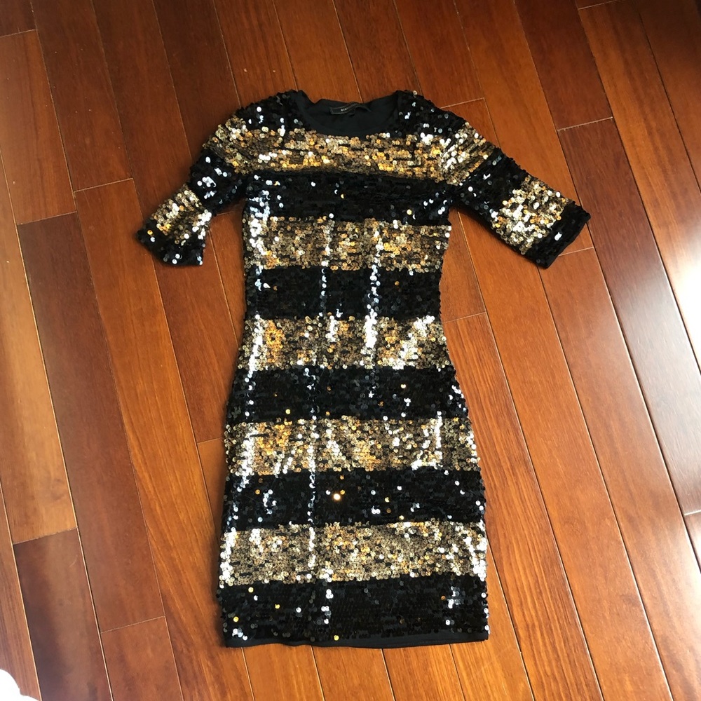 Bcbg sequenced dress